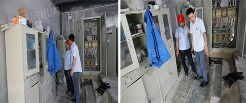 黃老師深入配電辦公室進行現場輔導 黃老師深入配電辦公室進行現場輔導